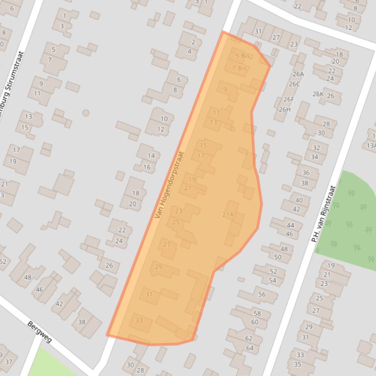 Kaart van postcodegebied 3904HD.