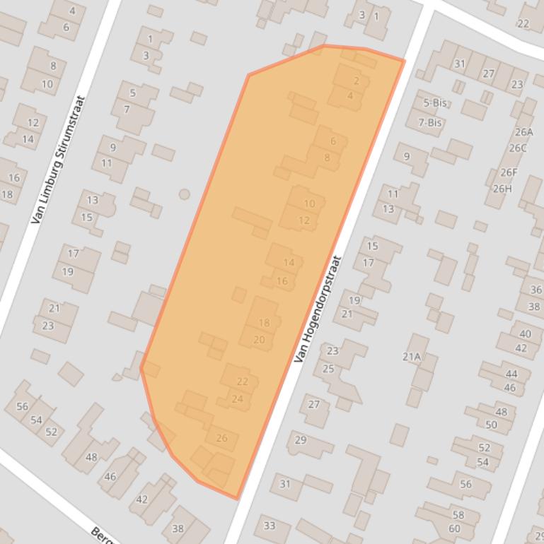 Kaart van postcodegebied 3904HE.