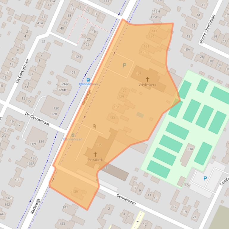 Kaart van postcodegebied 3904JB.