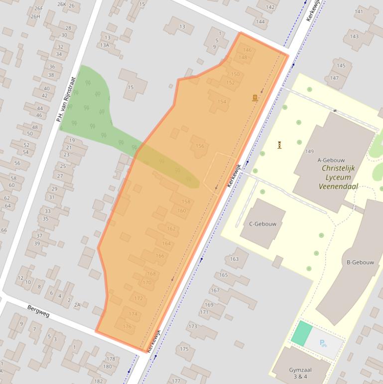 Kaart van postcodegebied 3904JJ.