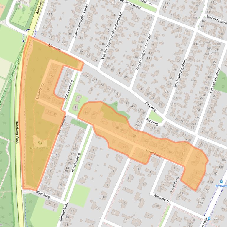 Kaart van postcodegebied 3904JN.