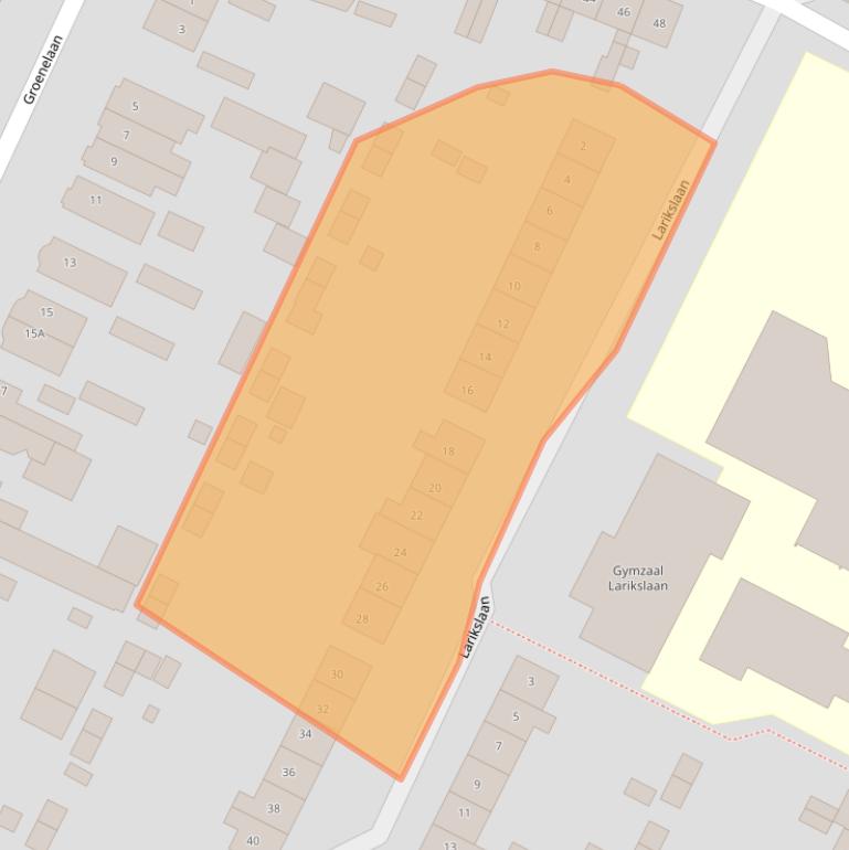 Kaart van postcodegebied 3904LB.