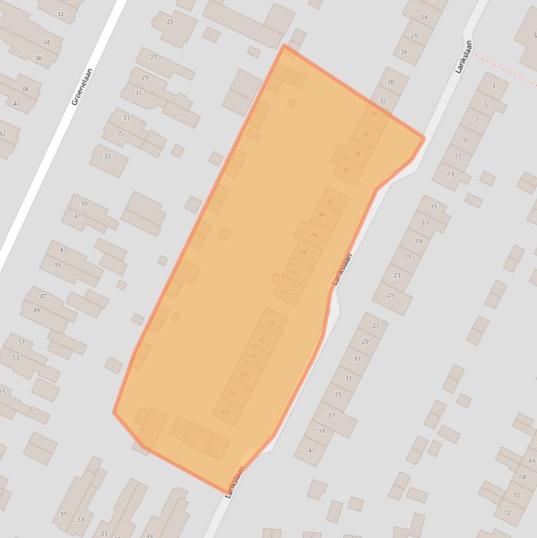 Kaart van postcodegebied 3904LC.