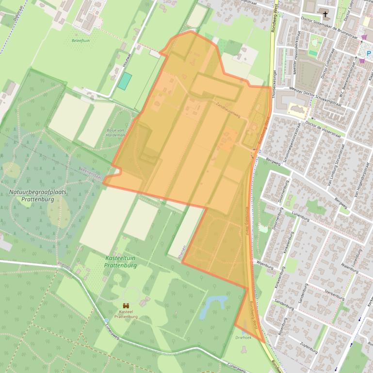 Kaart van postcodegebied 3904MD.