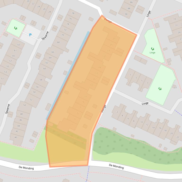 Kaart van postcodegebied 3904ND.