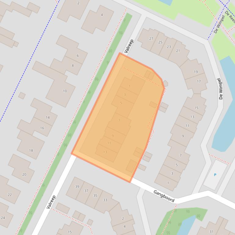 Kaart van postcodegebied 3904PE.