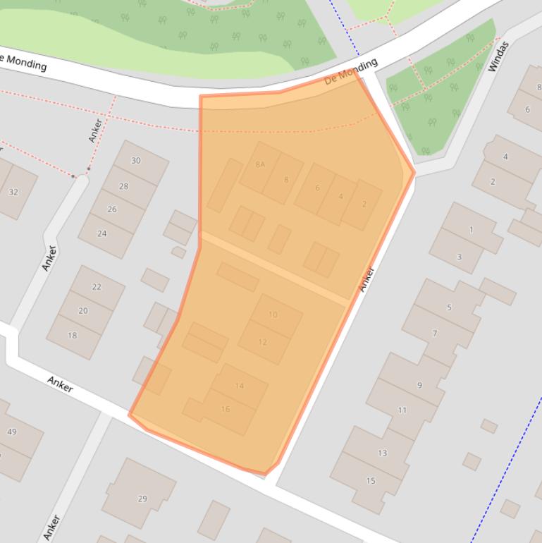 Kaart van postcodegebied 3904PL.