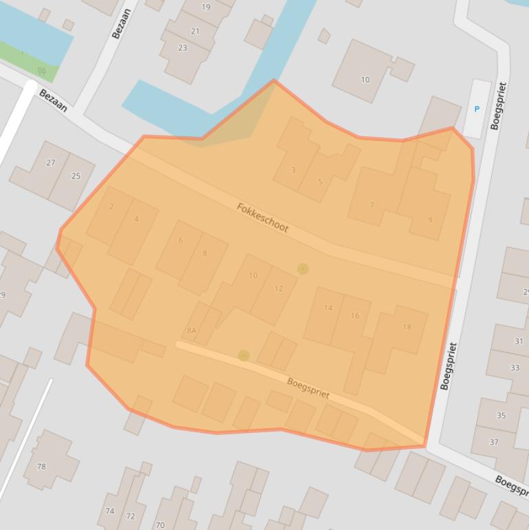 Kaart van postcodegebied 3904PW.