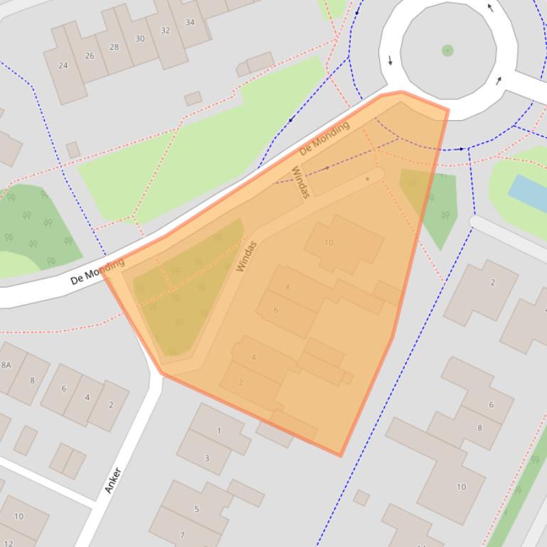 Kaart van postcodegebied 3904PX.