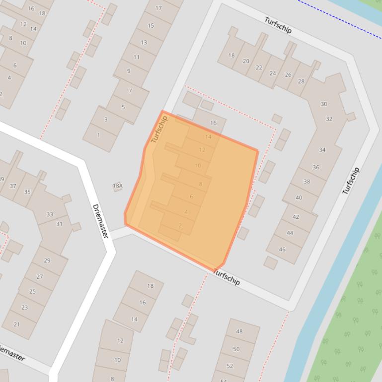 Kaart van postcodegebied 3904RB.