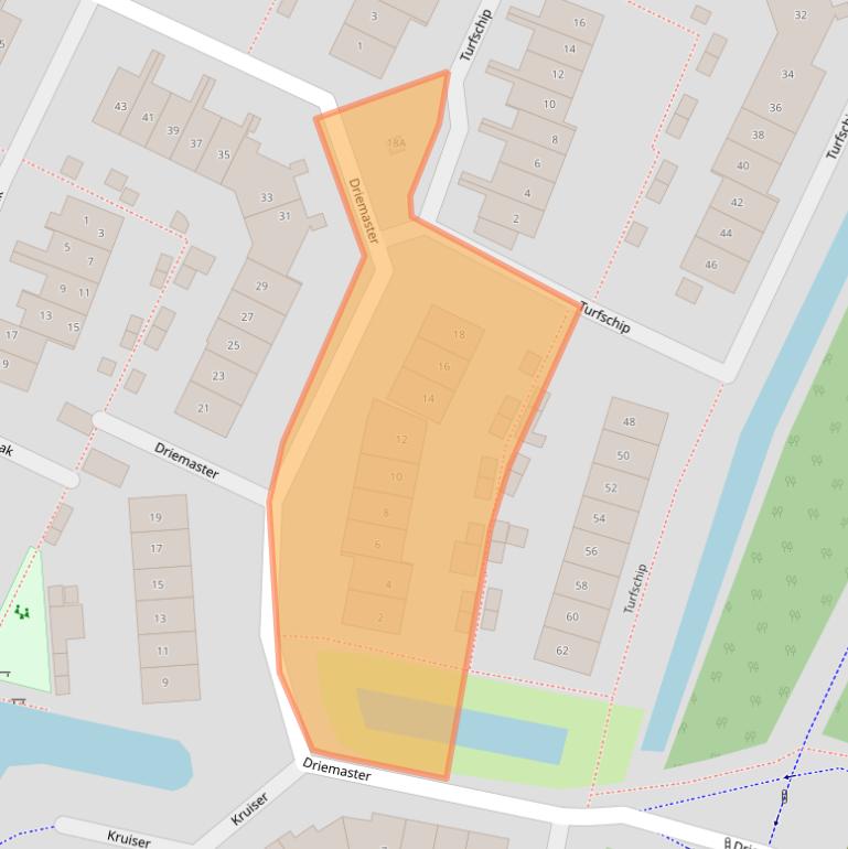 Kaart van postcodegebied 3904RK.