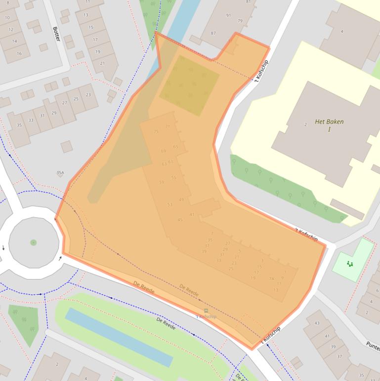 Kaart van postcodegebied 3904RM.