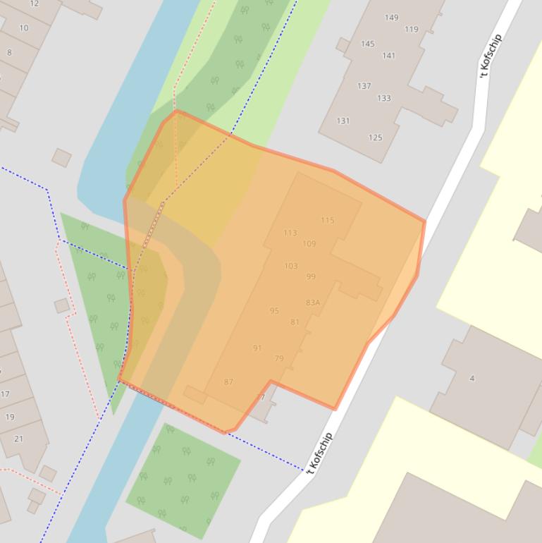 Kaart van postcodegebied 3904RP.