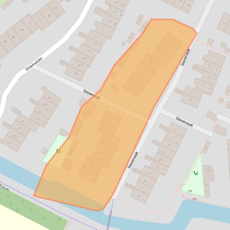 Kaart van postcodegebied 3904RV.