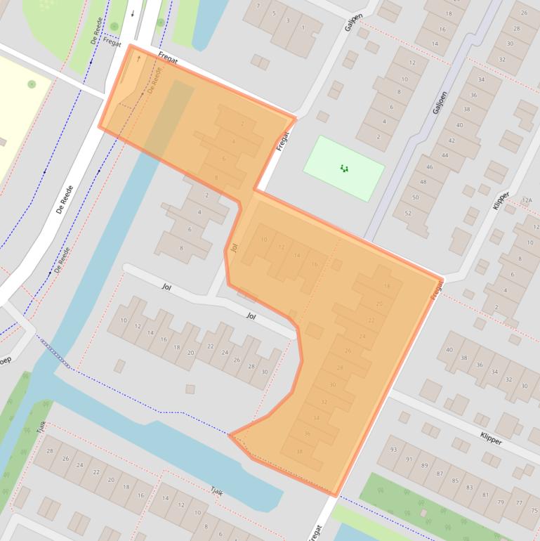 Kaart van postcodegebied 3904SC.