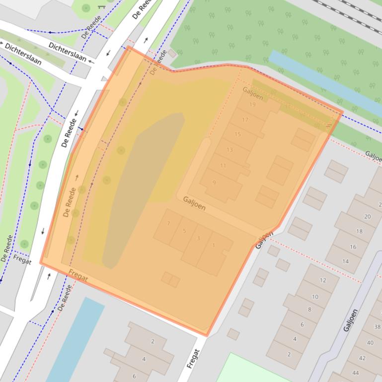 Kaart van postcodegebied 3904SE.