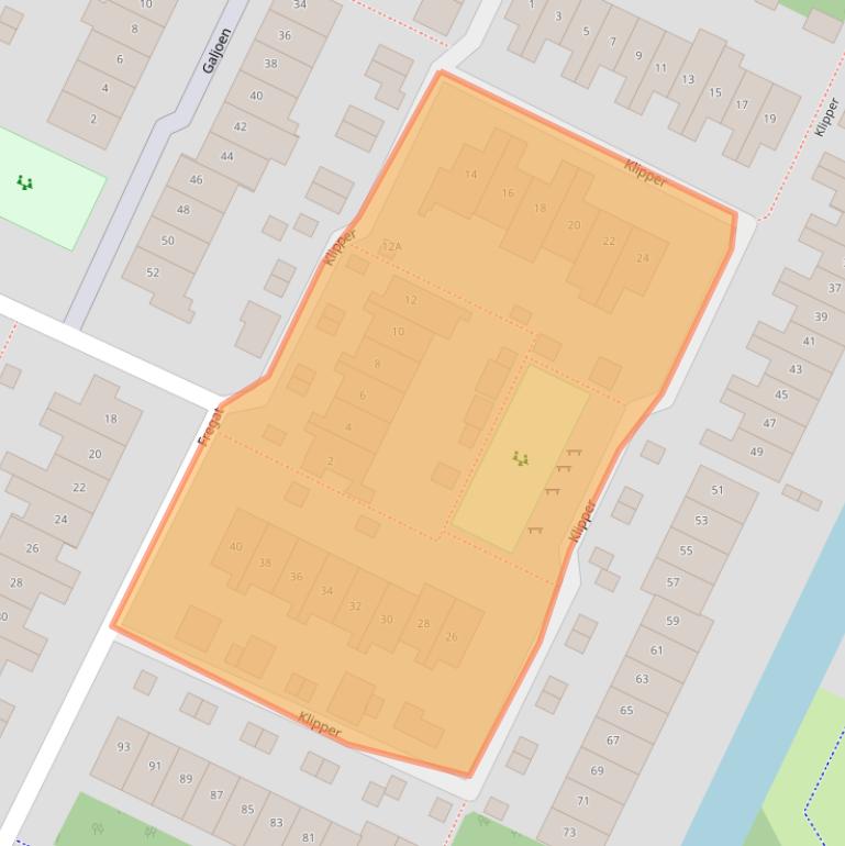 Kaart van postcodegebied 3904SM.