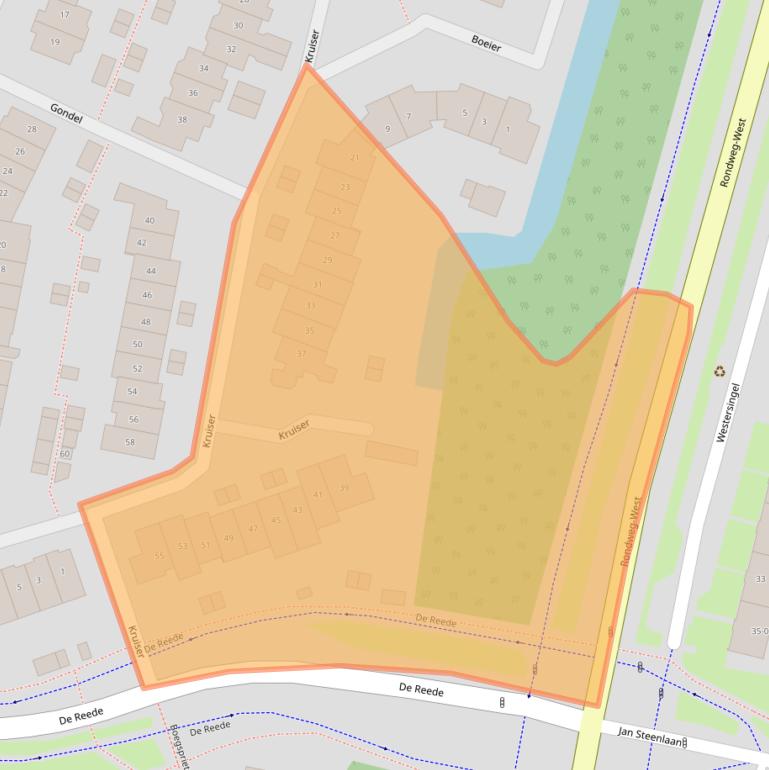 Kaart van postcodegebied 3904ZP.