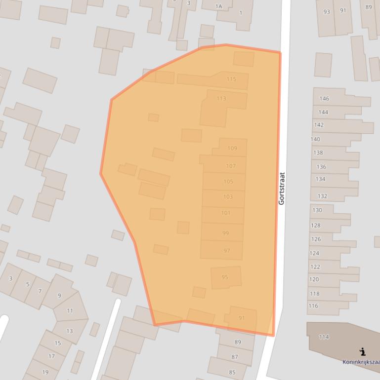 Kaart van postcodegebied 3905BD.