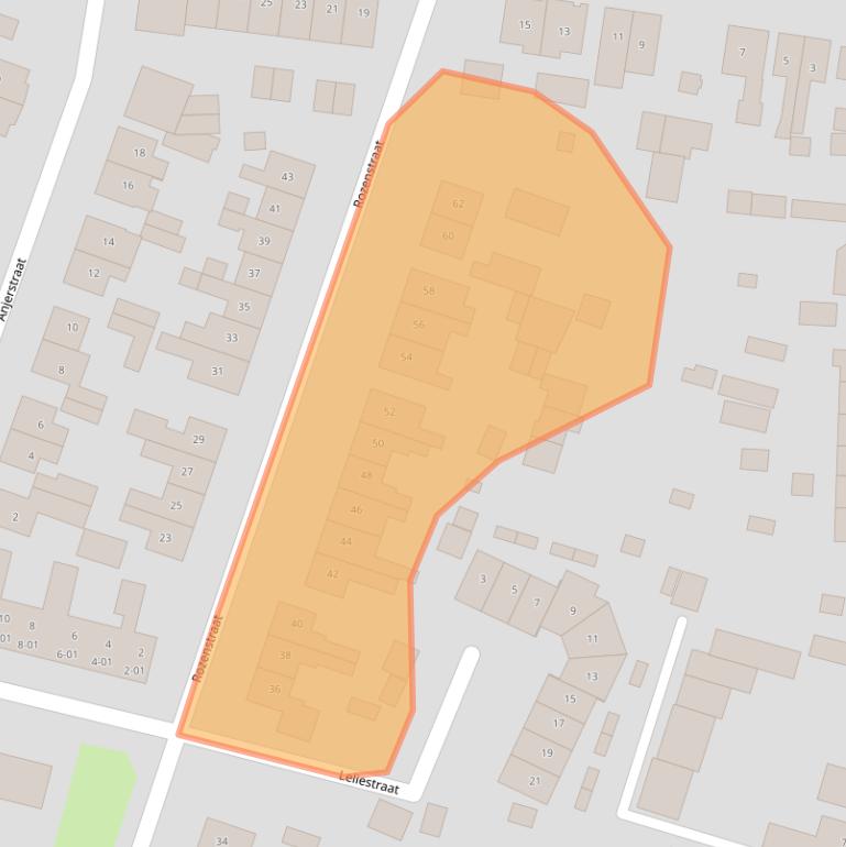 Kaart van postcodegebied 3905BP.