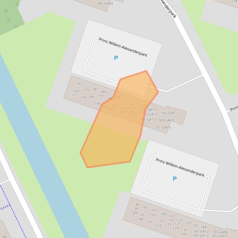 Kaart van postcodegebied 3905CG.