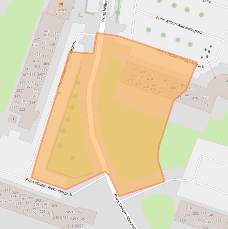 Kaart van postcodegebied 3905DL.