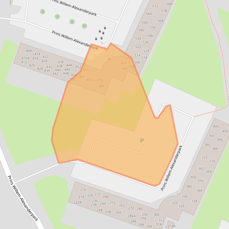 Kaart van postcodegebied 3905DM.