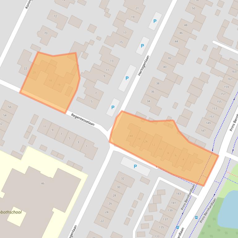 Kaart van postcodegebied 3905GW.