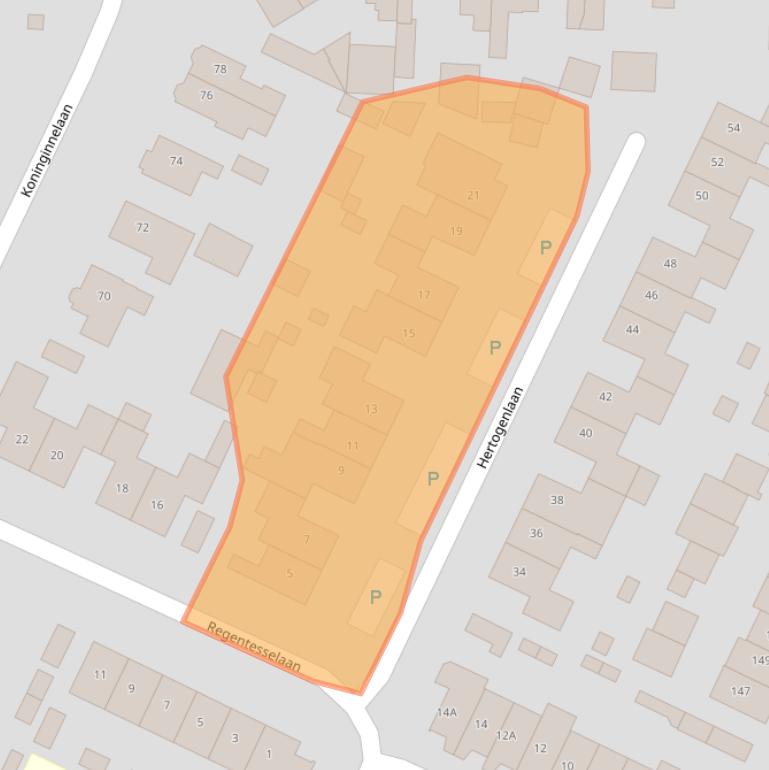 Kaart van postcodegebied 3905HJ.