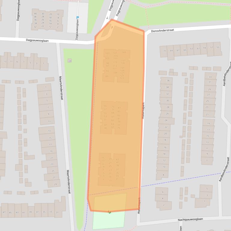 Kaart van postcodegebied 3905KR.