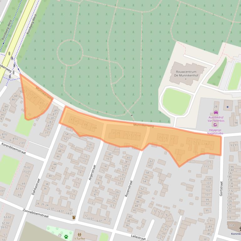Kaart van postcodegebied 3905MD.