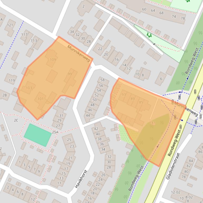 Kaart van postcodegebied 3905ME.