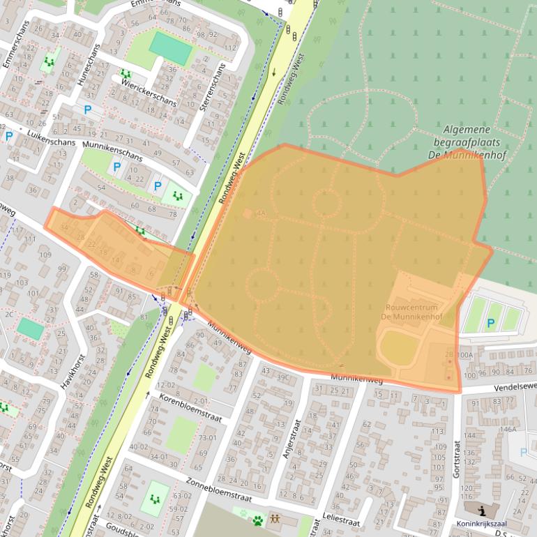 Kaart van postcodegebied 3905MH.
