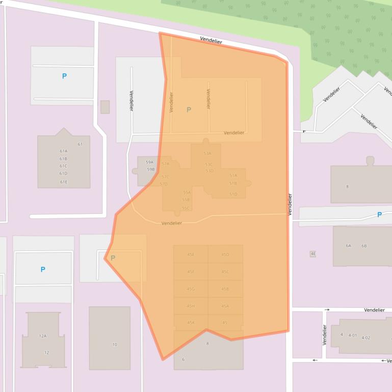 Kaart van postcodegebied 3905PC.