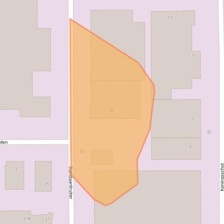 Kaart van postcodegebied 3905PZ.