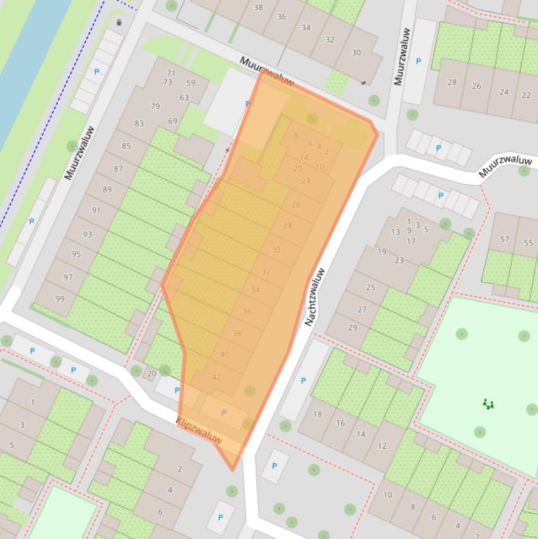 Kaart van postcodegebied 3905RV.