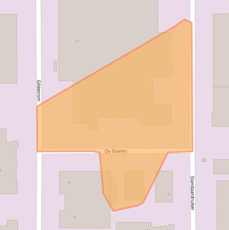 Kaart van postcodegebied 3905TA.