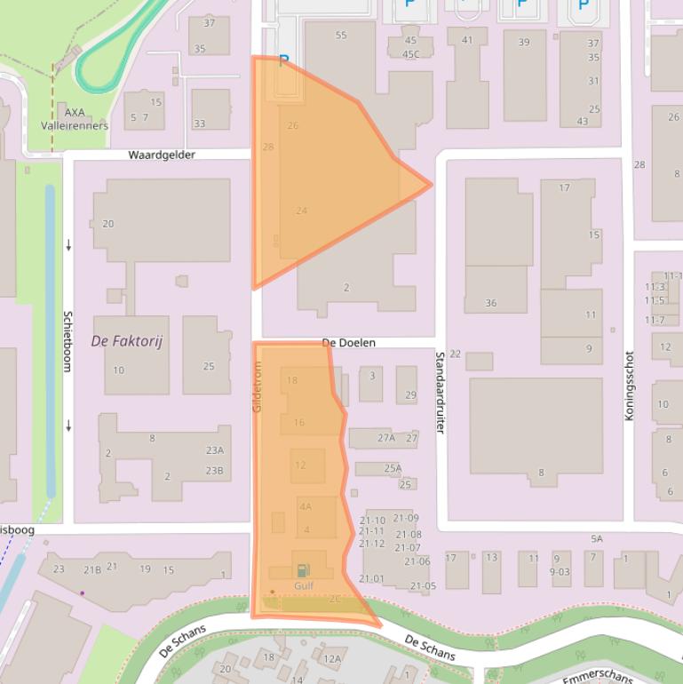 Kaart van postcodegebied 3905TC.