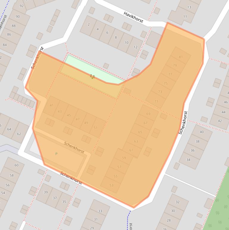 Kaart van postcodegebied 3905VH.