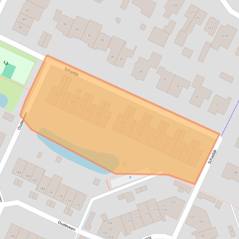 Kaart van postcodegebied 3905XA.