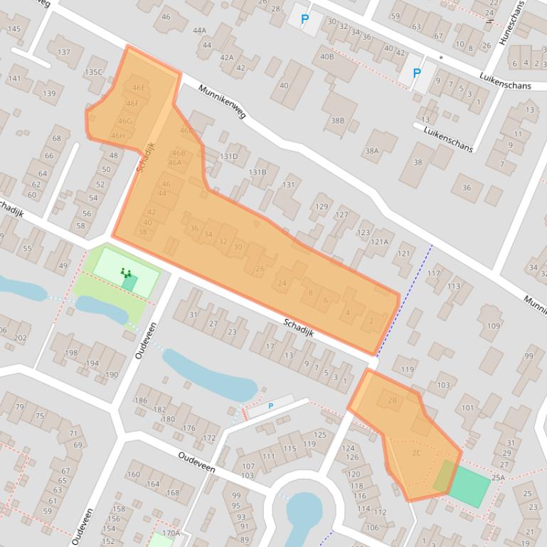Kaart van postcodegebied 3905XC.
