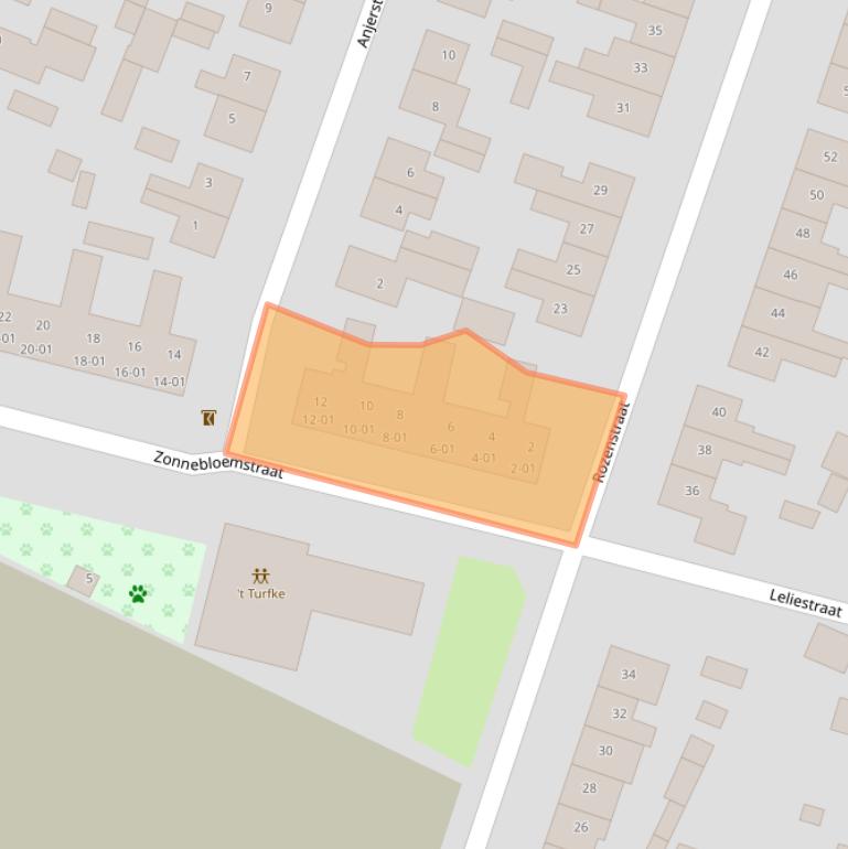 Kaart van postcodegebied 3905ZD.