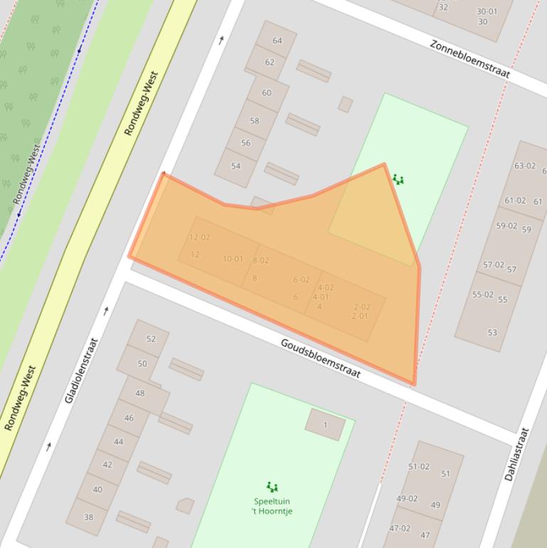 Kaart van postcodegebied 3905ZH.
