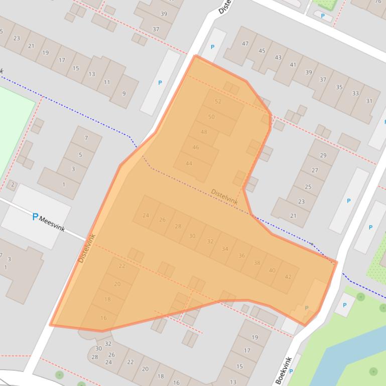 Kaart van postcodegebied 3906AP.