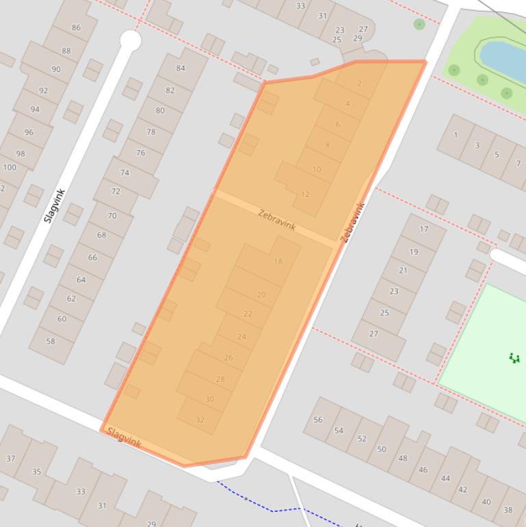 Kaart van postcodegebied 3906AZ.