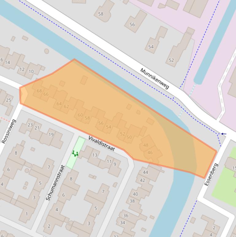 Kaart van postcodegebied 3906CC.