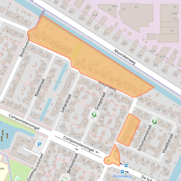 Kaart van postcodegebied 3906CG.