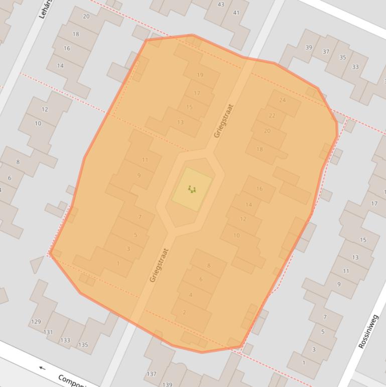 Kaart van postcodegebied 3906CH.