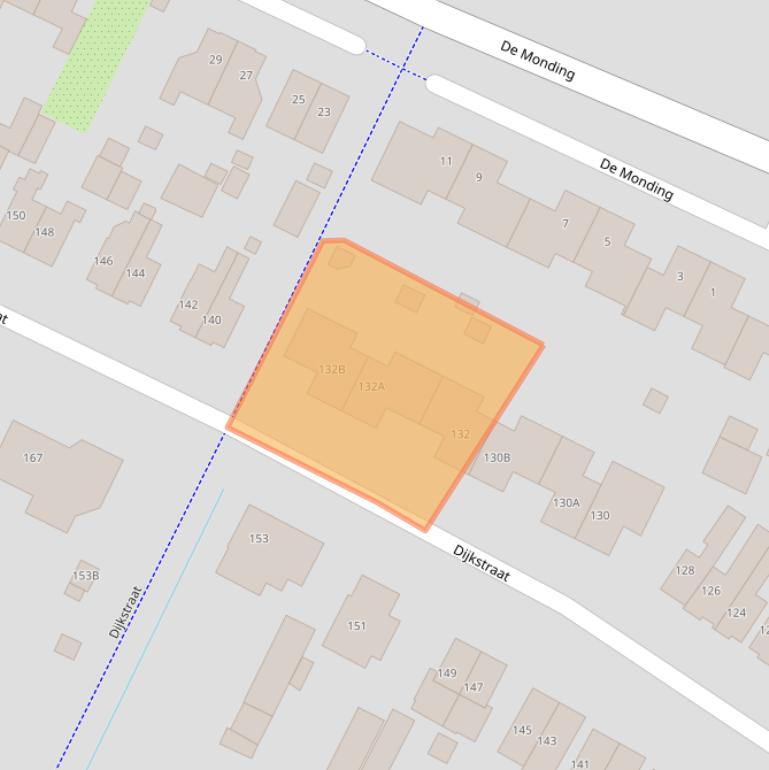 Kaart van postcodegebied 3906DJ.