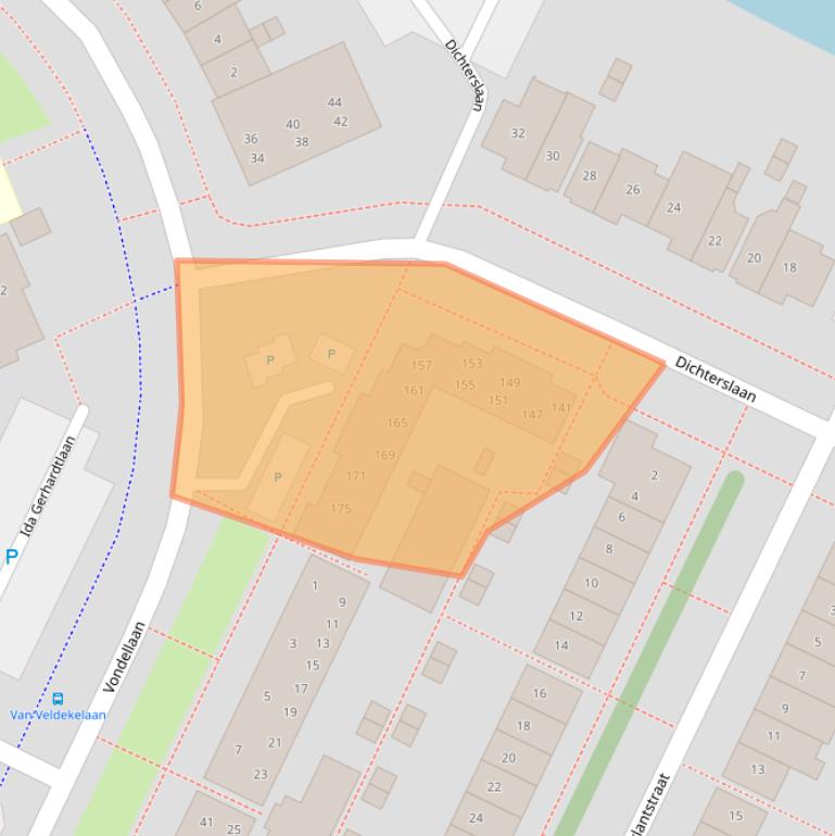 Kaart van postcodegebied 3906ER.